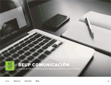 Tablet Screenshot of beup.es